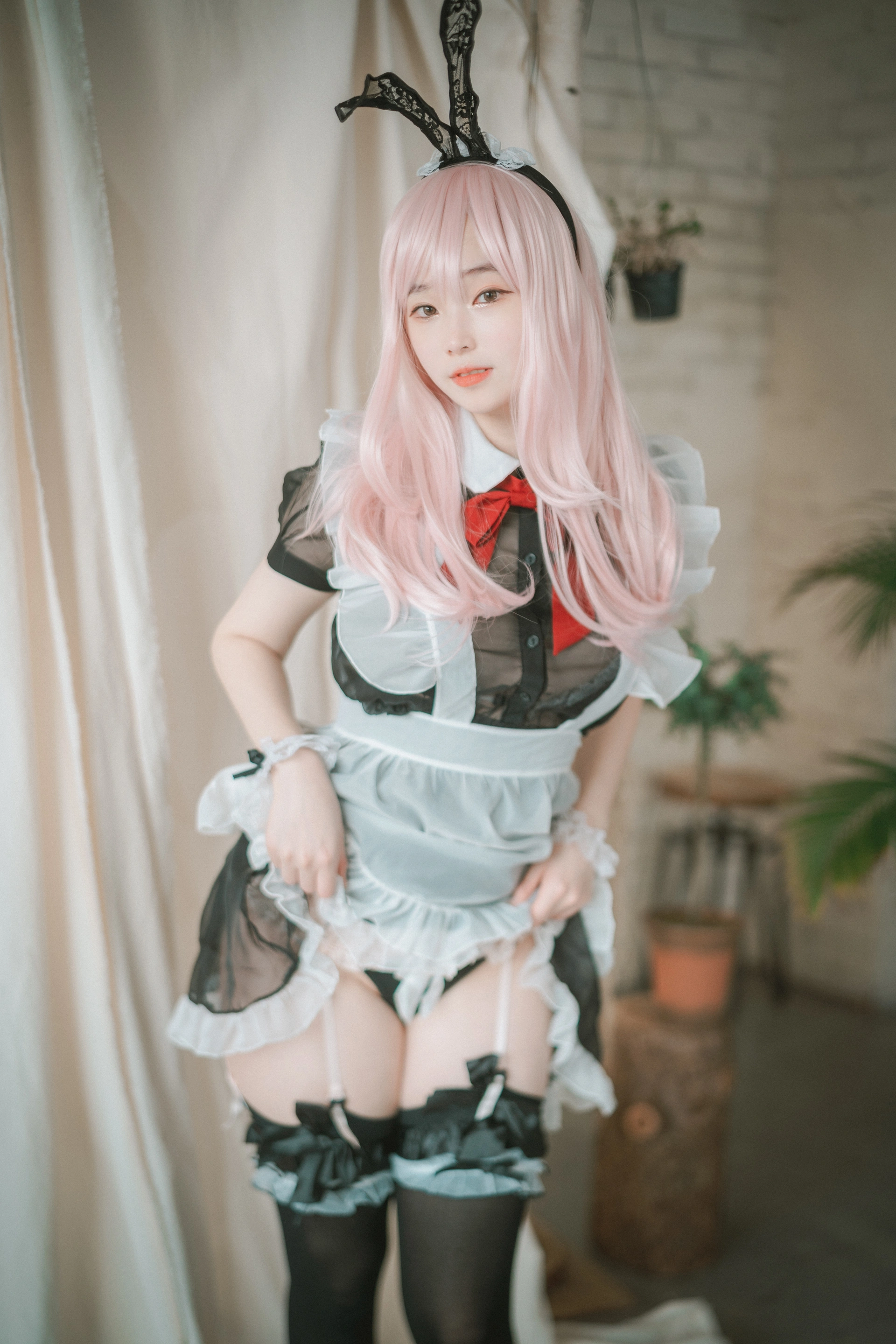 135.[DJAWA] BamBi - Sheer Bunny Maid 1