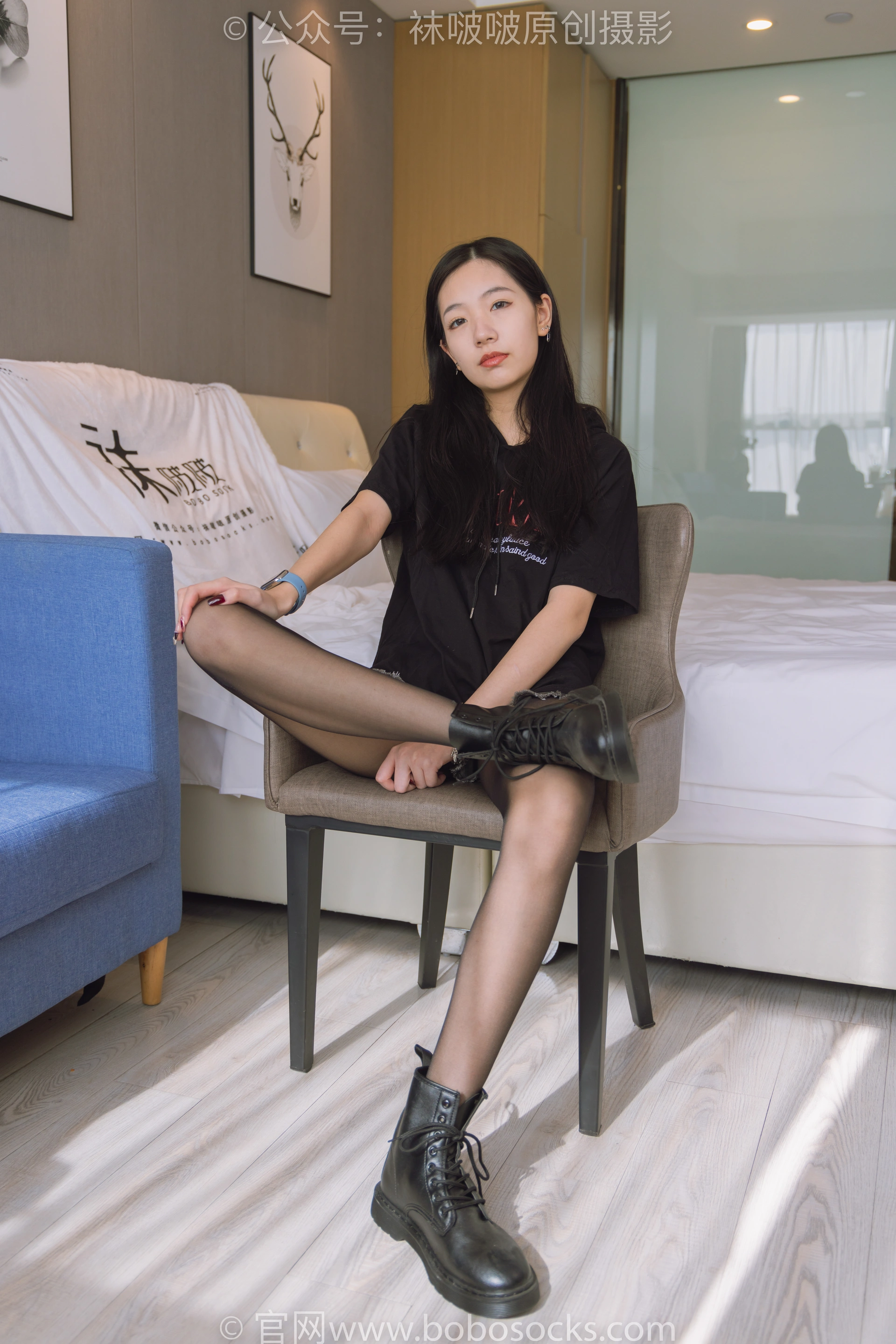 [BoBoSocks袜啵啵]NO.203 三双靴子、黑丝、网袜 1