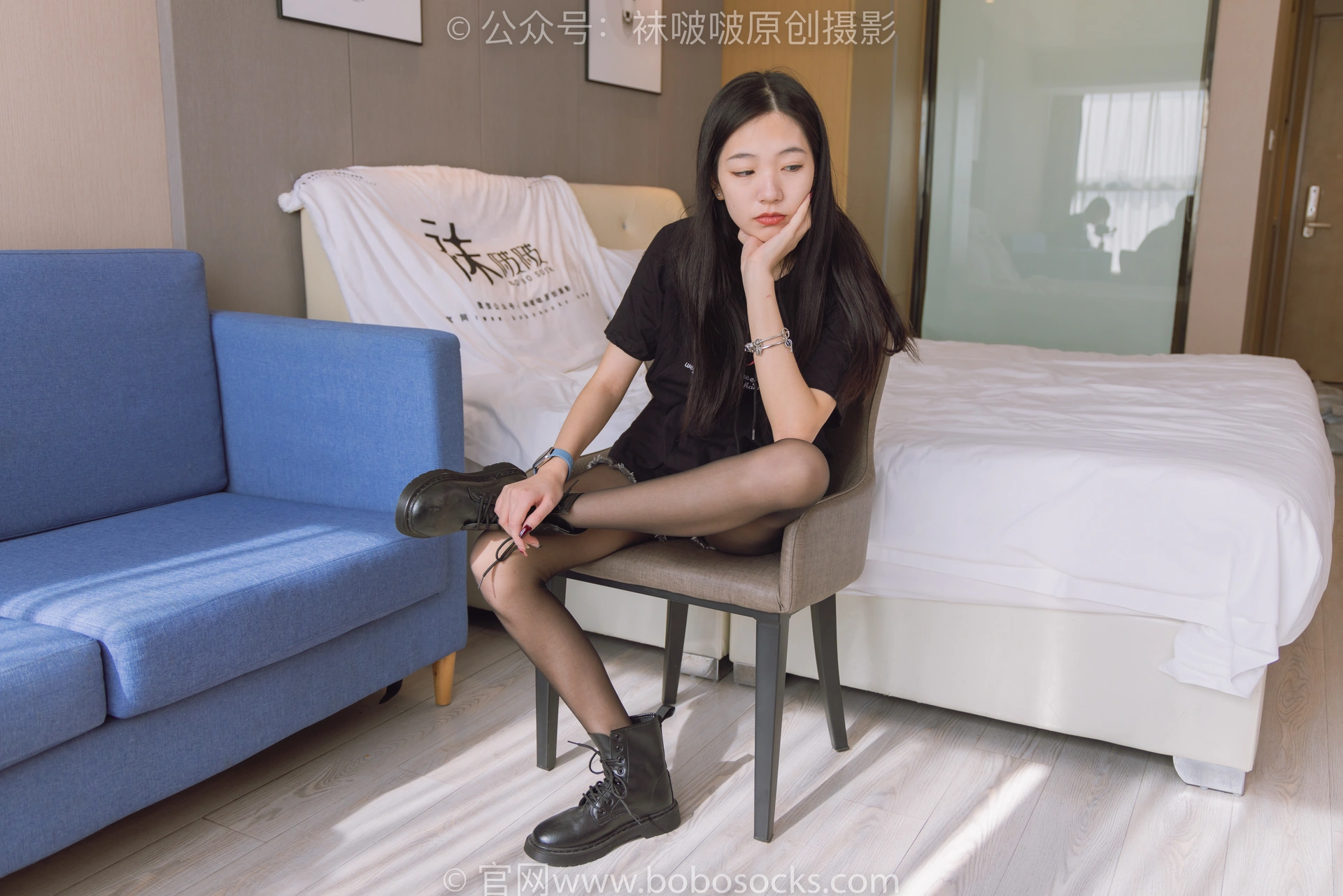 [BoBoSocks袜啵啵]NO.203 三双靴子、黑丝、网袜 2